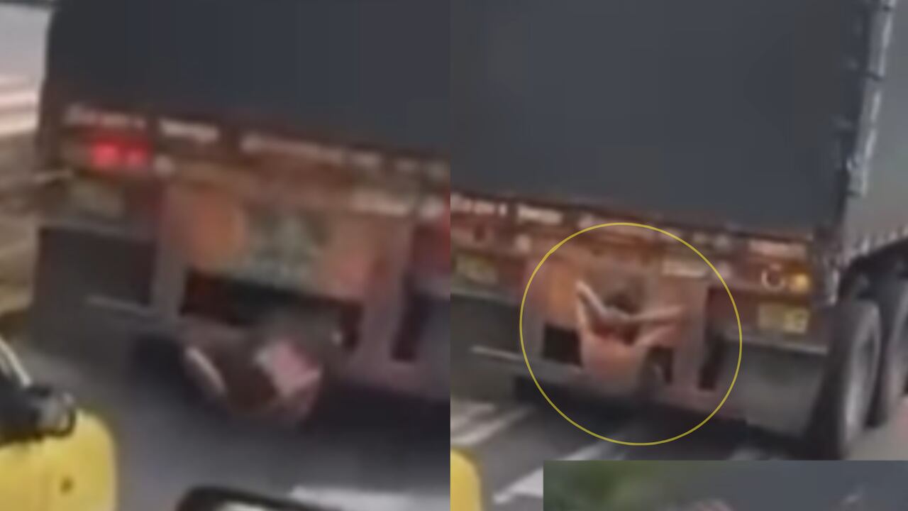 Hombre practica abdominales en camión en pleno movimiento
Instagram @noticierocmi