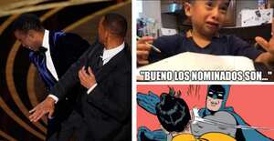 Will Smith se convirtió en protagonista de memes por su golpe a Chris Rock