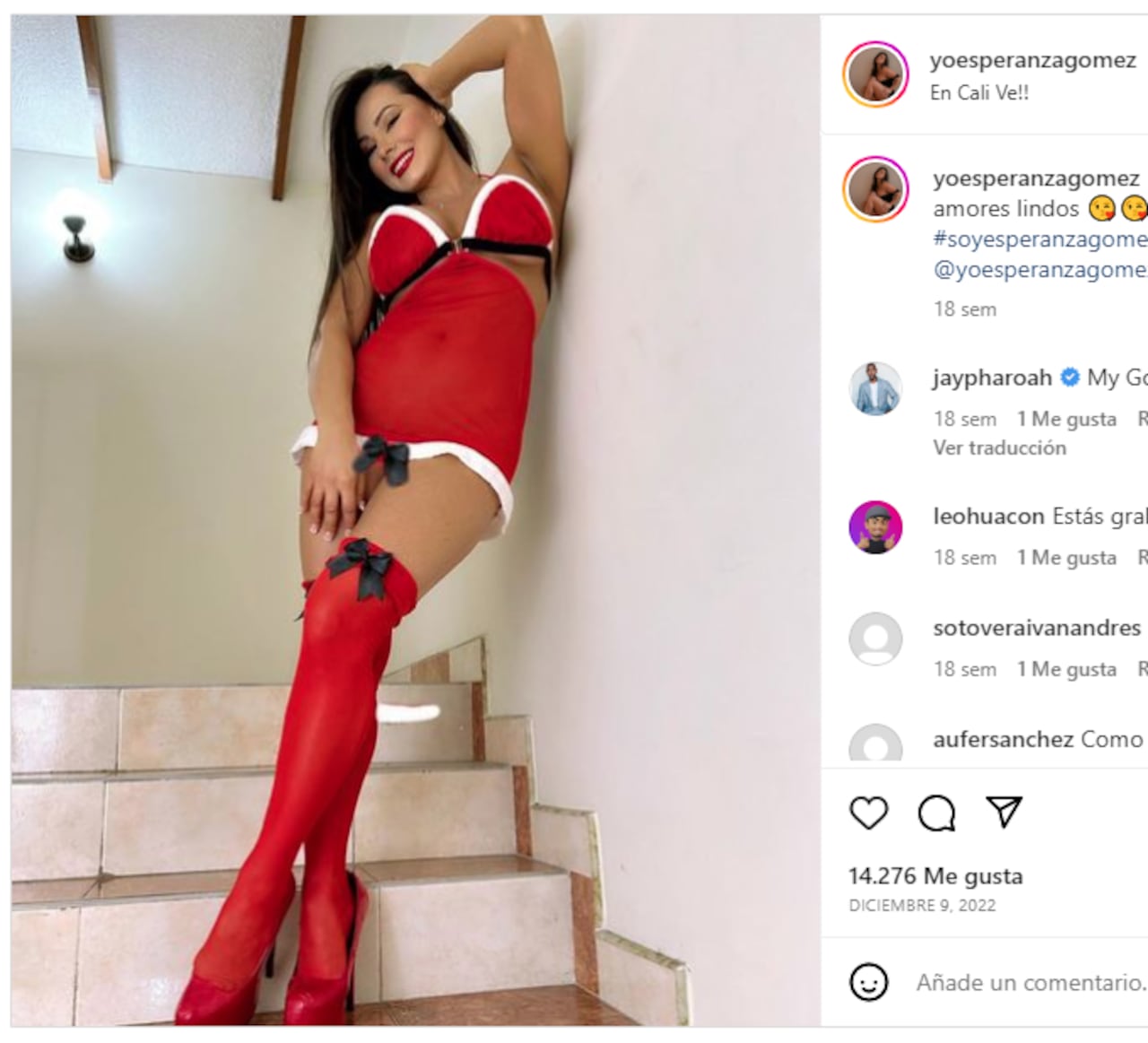 Foto: Instagram @yoesperanzagomez