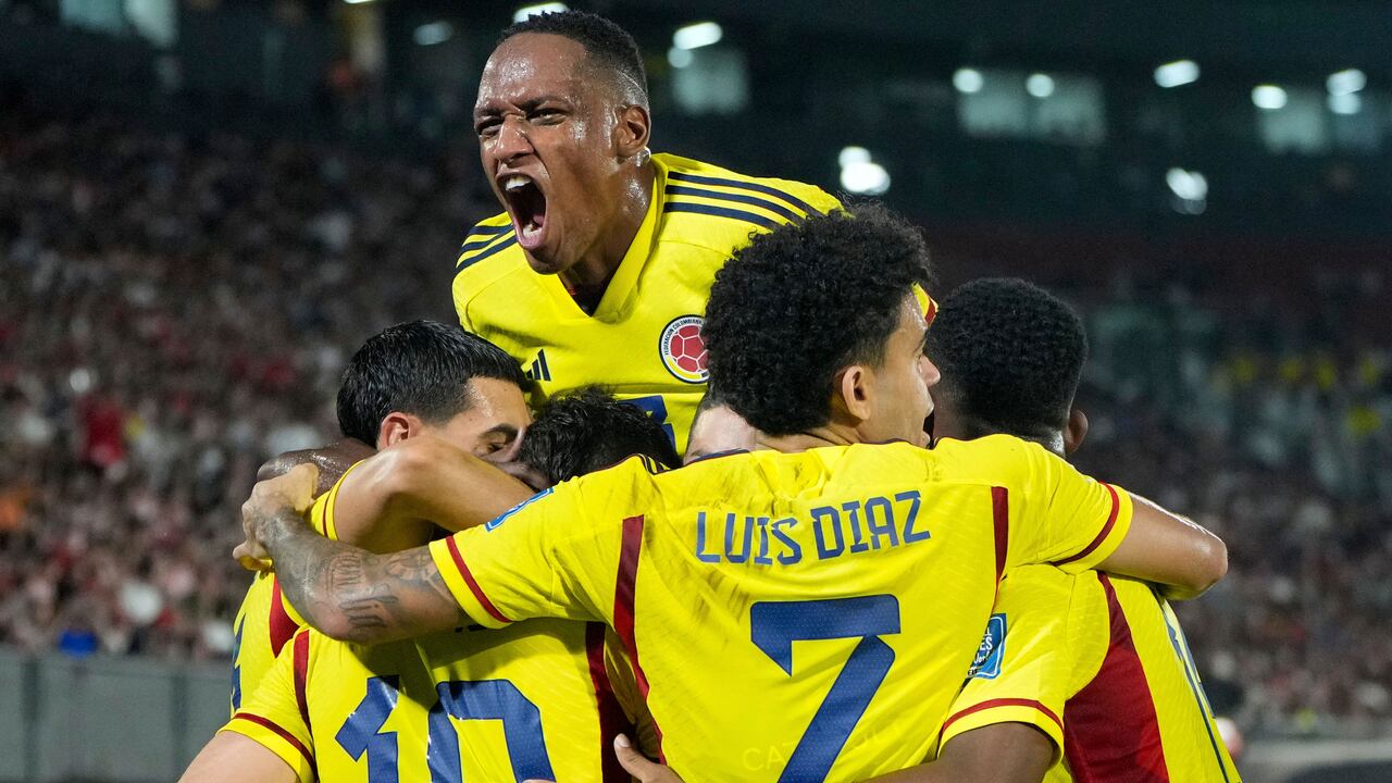 Selección Colombia contra Paraguay