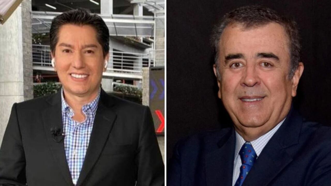 Tito Puccetti y Javier Hernández Bonnet, periodistas deportivos.