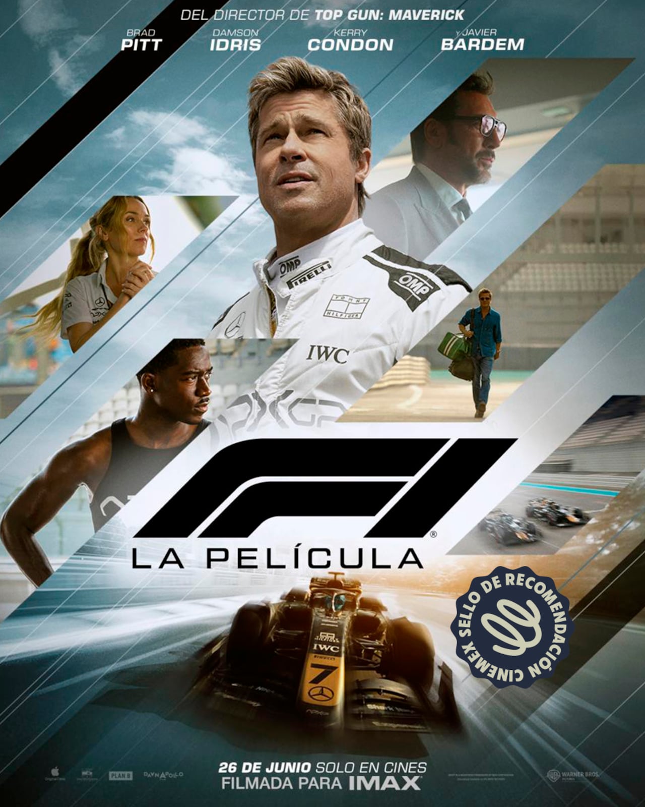 Un divertido episodio durante la promoción de su nueva película sobre la Fórmula 1.