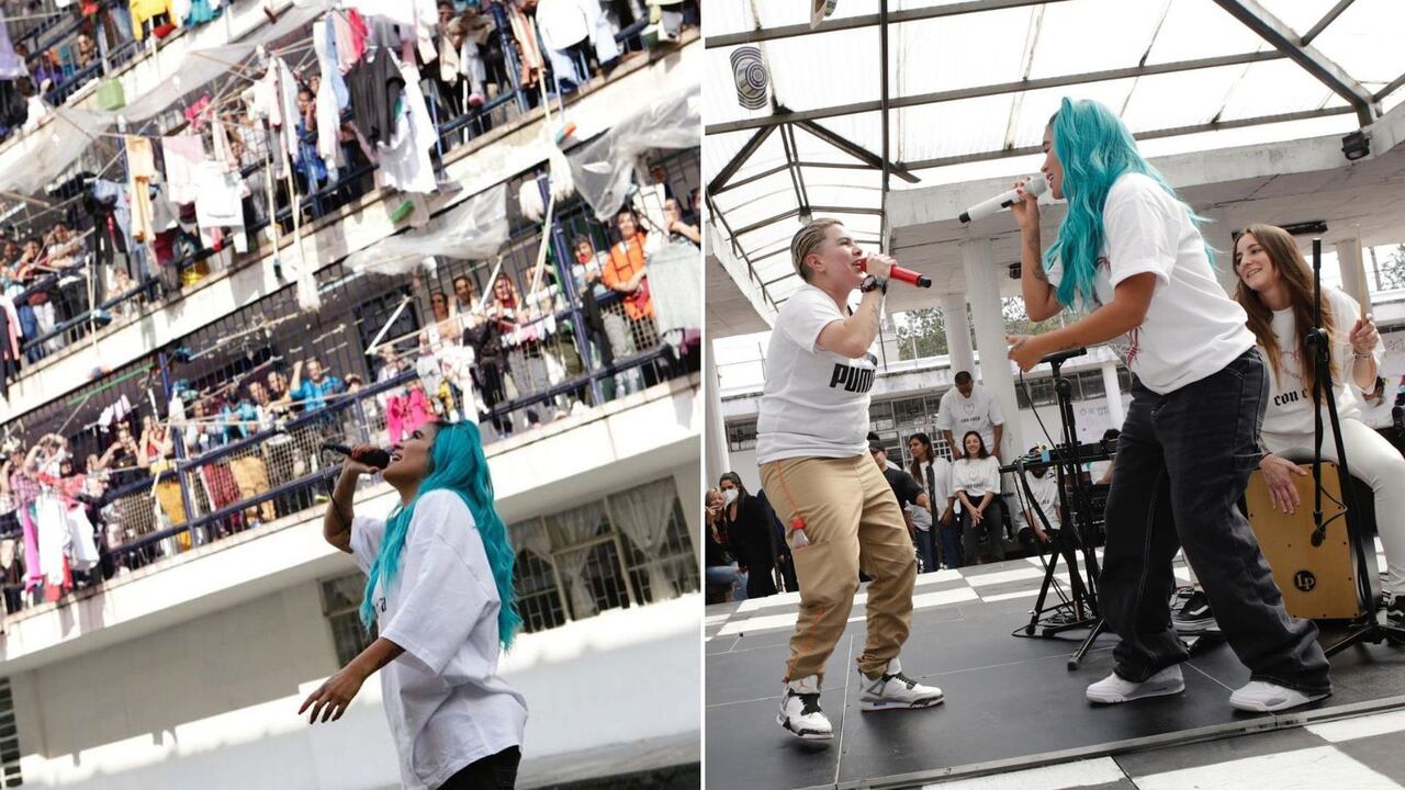 Reacción de internas del Buen Pastor a visita sorpresa de Karol G