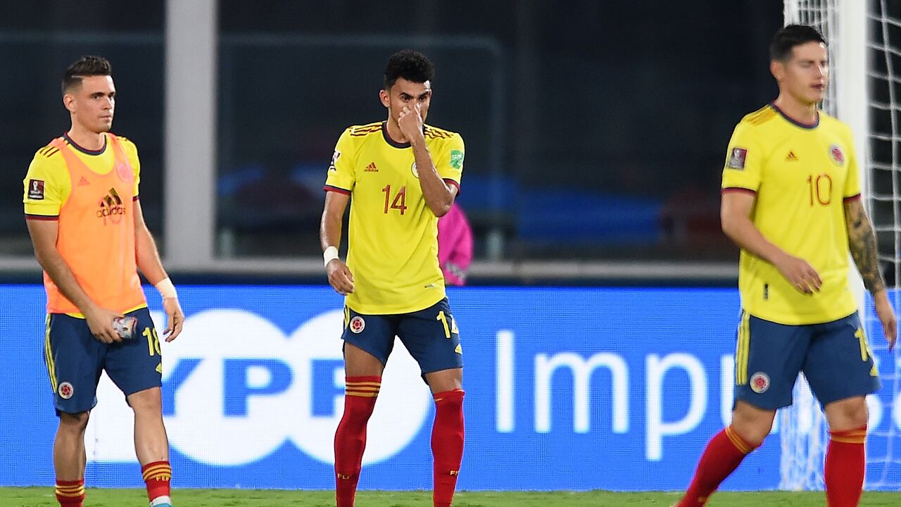 Jugadores de la Selección Colombia