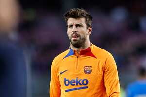 03 Gerard Pique del FC Barcelona durante el partido de la Liga entre el FC Barcelona y el RD Mallorca en el estadio Camp Nou el 1 de mayo de 2022 en Barcelona, España. (Foto de Xavier Bonilla/NurPhoto vía Getty Images)