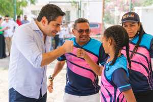 Cancha de Luis Díaz en Barrancas, La Guajira