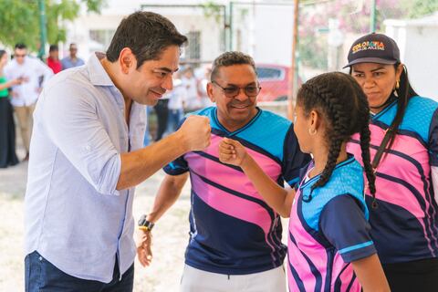 Cancha de Luis Díaz en Barrancas, La Guajira