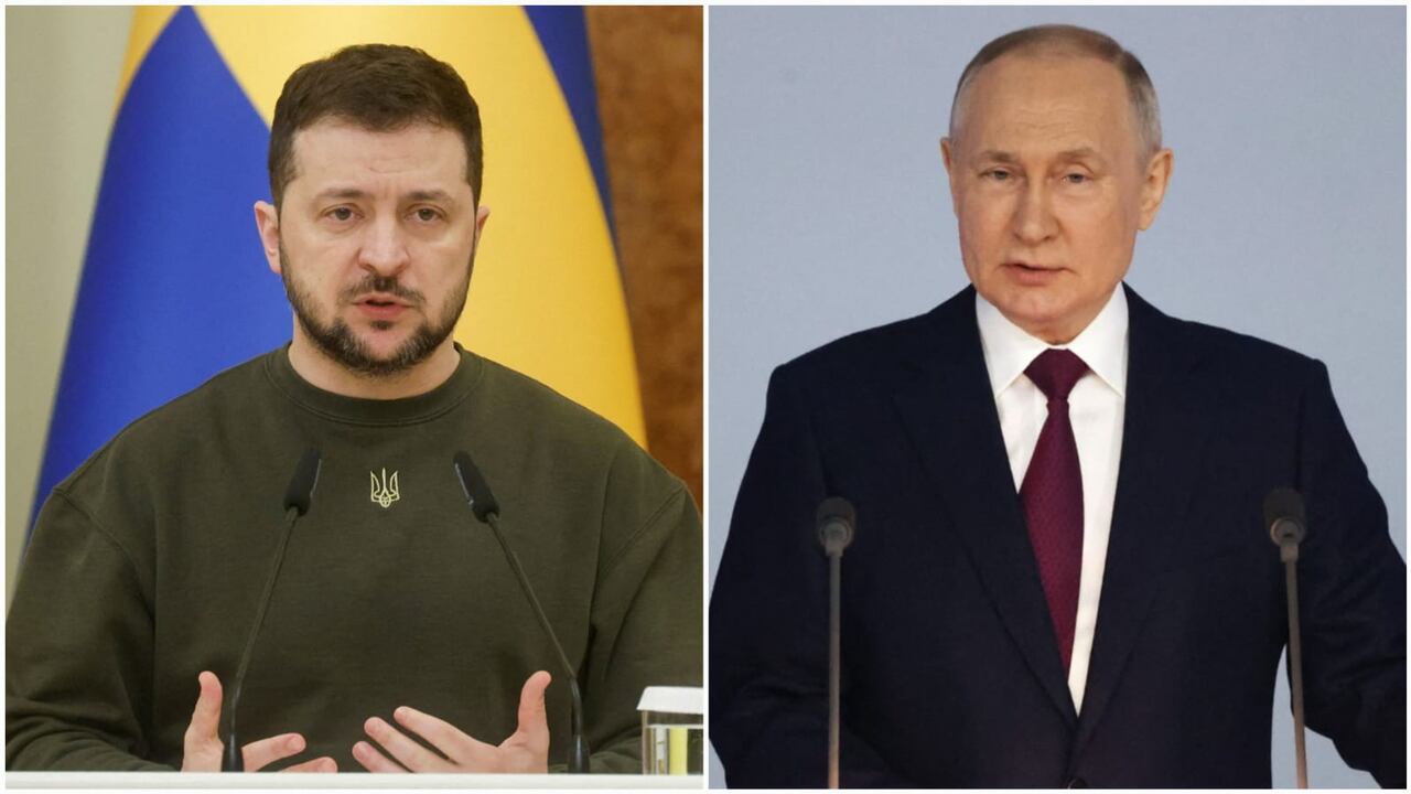 Crecen las tensiones entre los gobiernos del presidente ucraniano, Volodimir Zelenski, y de Rusia, Vladimir Putin.