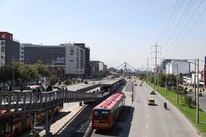 Bogota transmilenio, día sin carro, bicicletas, autopista
