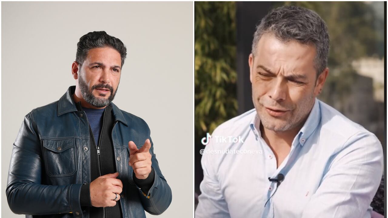 Agmeth Escaf e Iván Lalinde, expresentador y presentador de Día a Día, respectivamente.