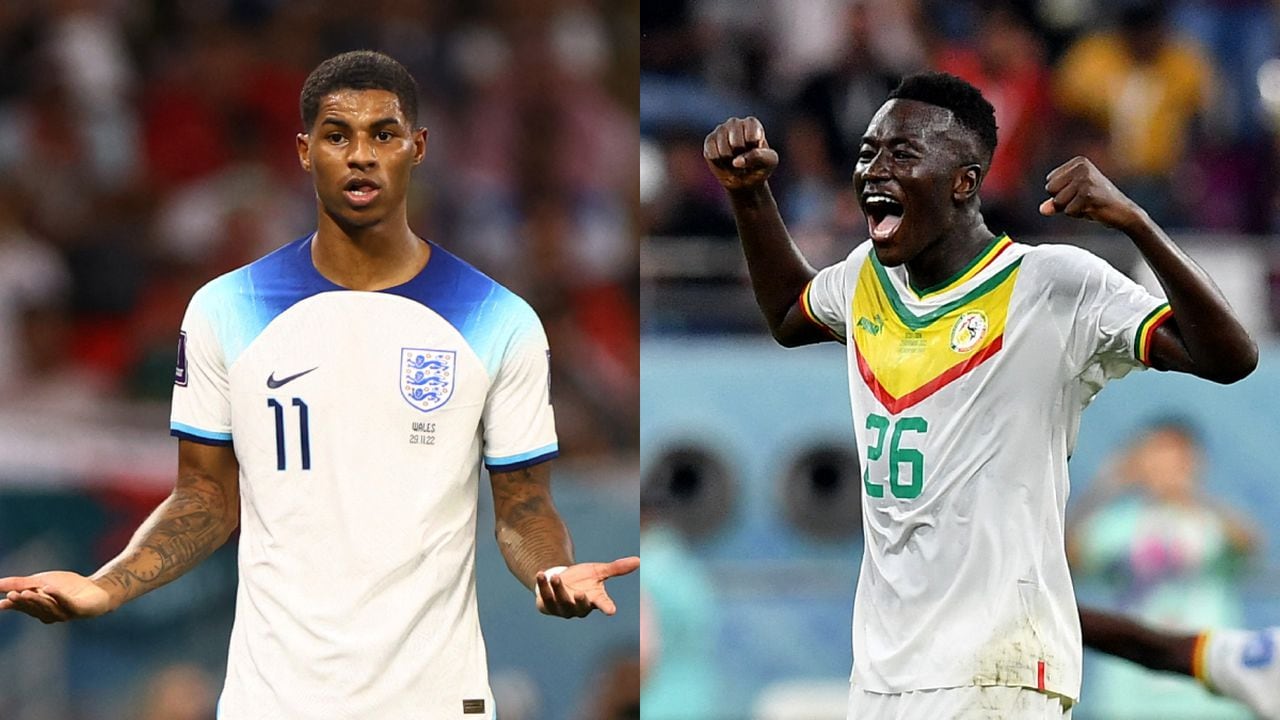 Inglaterra vs. Senegal. Qatar 2022. Foto: REUTERS/Hannah Mckay//REUTERS/Jennifer Lorenzini