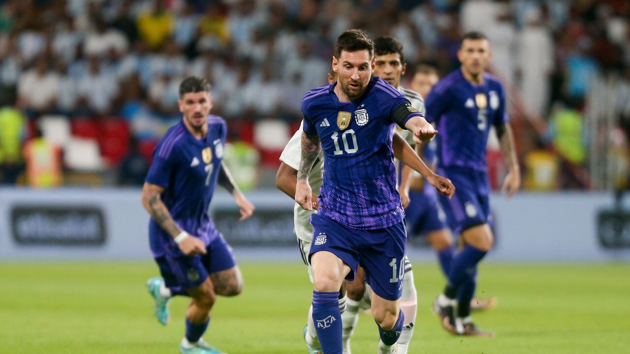 Lionel Messi con la Selección Argentina espera brillar en el Mundial de Qatar 2022.