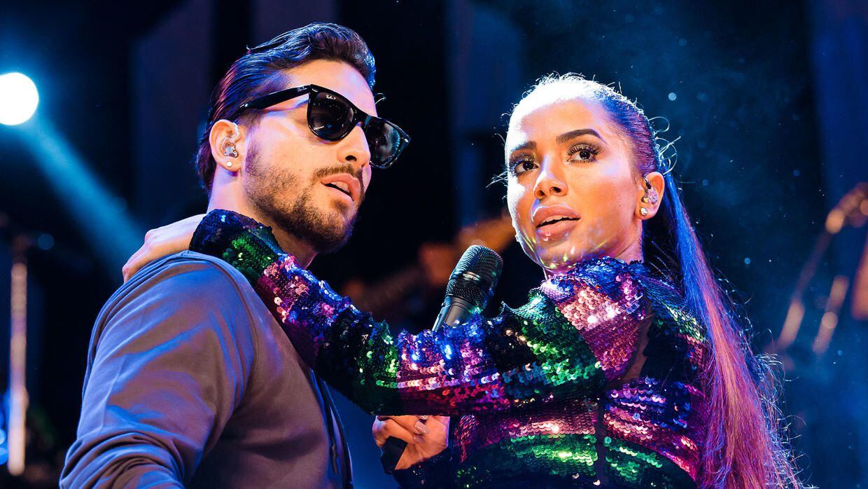 Maluma y Anitta colaboraron en la canción "sí o no" en el año 2016. Foto: Telemundo.com